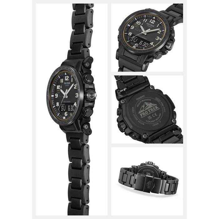 [Casio] Часы Pro Trek PRW-51FC-1JF – На солнечной батарее/Радиоуправляемые – Черный/Золотое кольцо