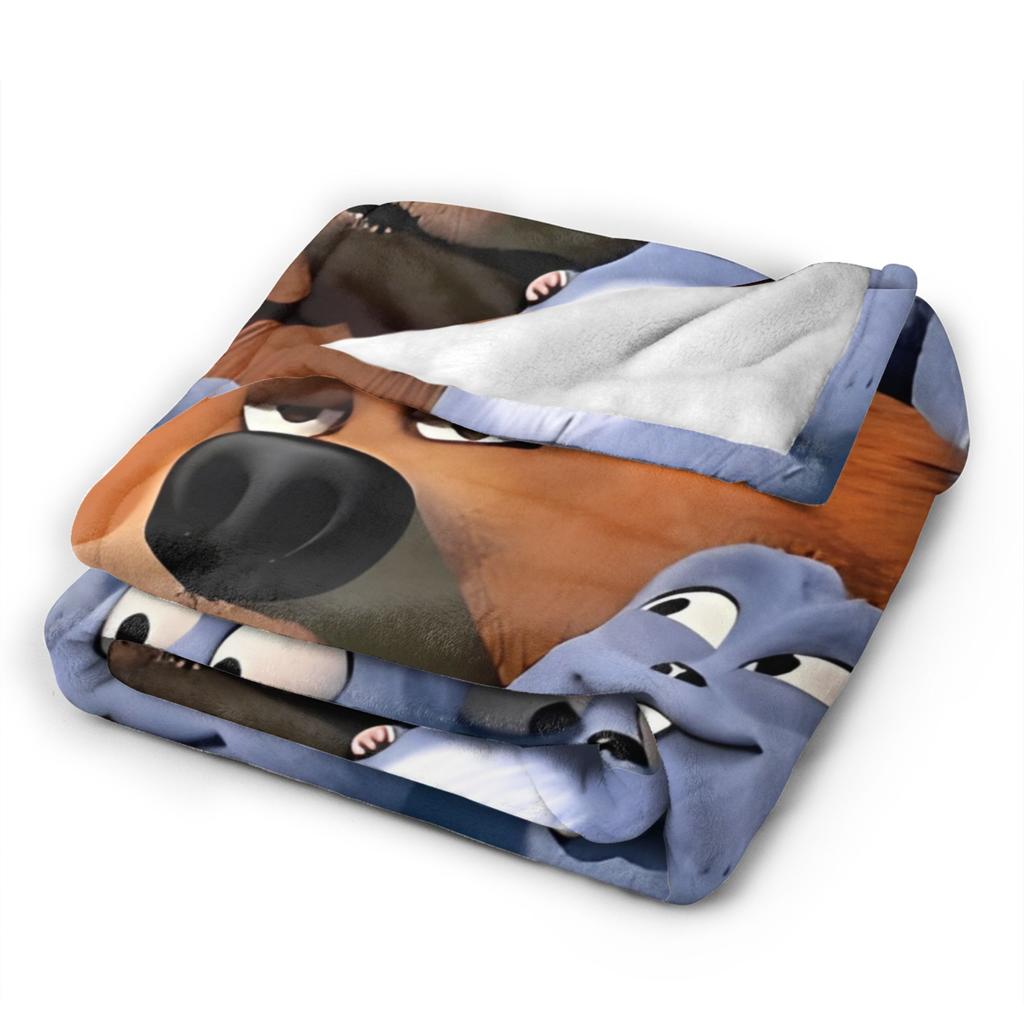Grizzy and Lemmings Blanket Super Soft Warm Throw Blankets for Couch 50x60 Inch Multiple Sizes Bedding Throws