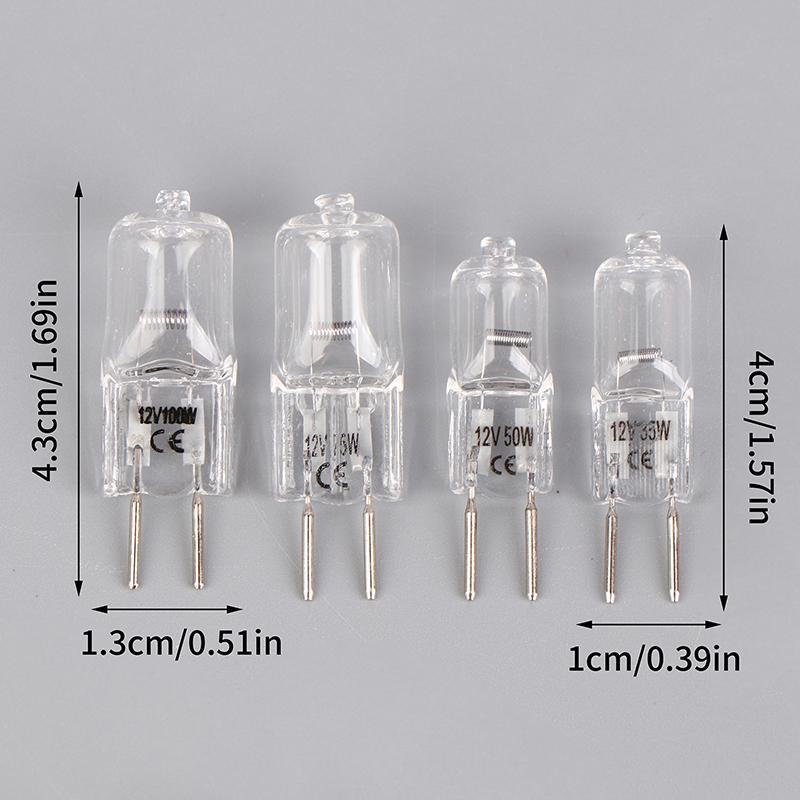 1Pc G6.35 12V 20W 35W 50W 70W 100W Bulb Machine Work Lamp Instrument Bulb
