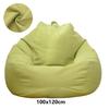 Lazy Sofas Cover Large Bean Bag Cover Without Filler Adults Couch Living Room Bedroom Home Tatami Lounger Comfortable Seat Cover