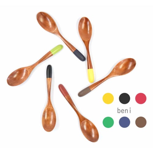 Kanoryu Chestnut Curry Spoon Beni Brown 20cm S22-10-15n