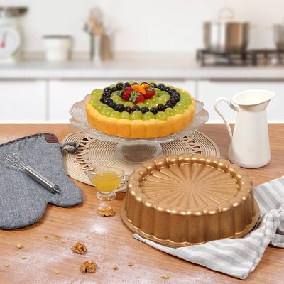 Сковорода для пирогов Fun Cooking, антипригарная форма для выпечки, круглая, 11 дюймов