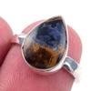 Natural Pietersite Gemstone Handmade 925 Solid Sterling Silver Ring Size 6 b4P88