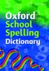 Книга Oxford School Spelling Dictionary