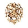 1 шт. Большая скульптура головы льва из смолы, настенный декор - Креативное украшение для сада, гостиной и спальни