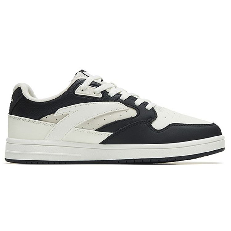 Anta Lifestyle Series Trendy Casual Slip Non-Slip Durable Low Top Skate Shoes Women sketching white black grey 122258068-2