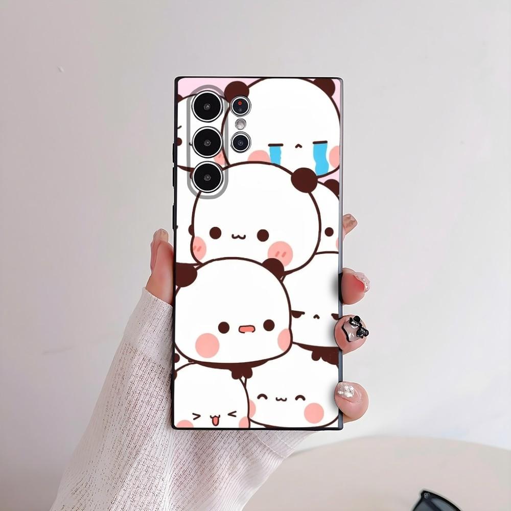 Милый Чехол Для Телефона Bubu Dudu Для Samsung Galaxy S25 S24 S22 S23 Ultra S21 S20 Plus 5G Матовый Нескользящий Полностью Закрывающий Мягкий Чехол