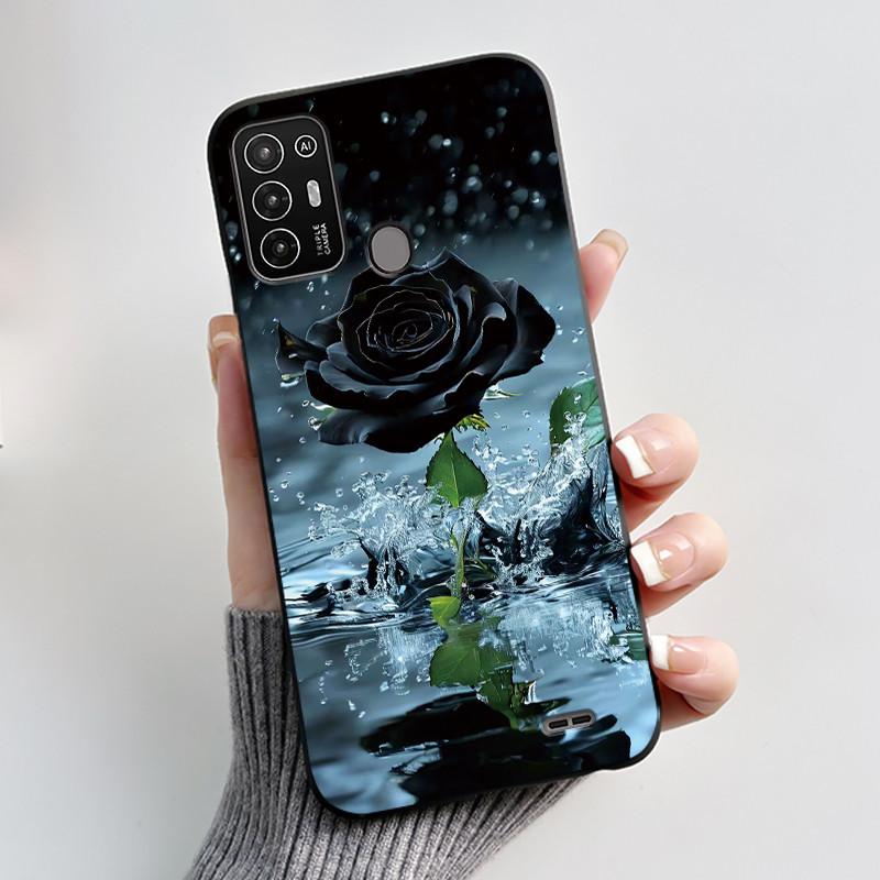 Чехол для ZTE Blade A52 Чехол для ZTE BladeA52 Задняя крышка Силиконовый Мягкий Черный ТПУ Роскошный Дракон Милый Крутой Мальчики Девочки Бампер Накладка на Телефон