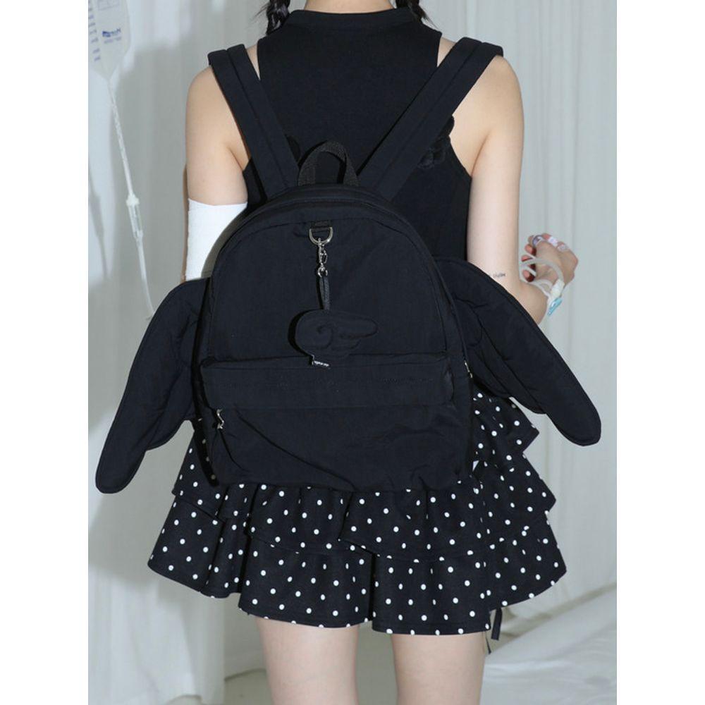 CLUT STUDIO Puffy Wing Keyring - BLACK