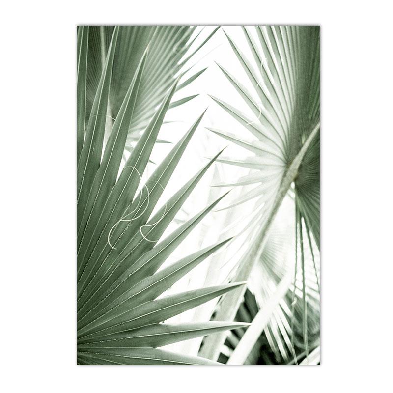 Зеленые листья кактус мечеть марокко дверь плакаты принты холст картины исламская каллиграфия настенное искусство картины декор гостиной