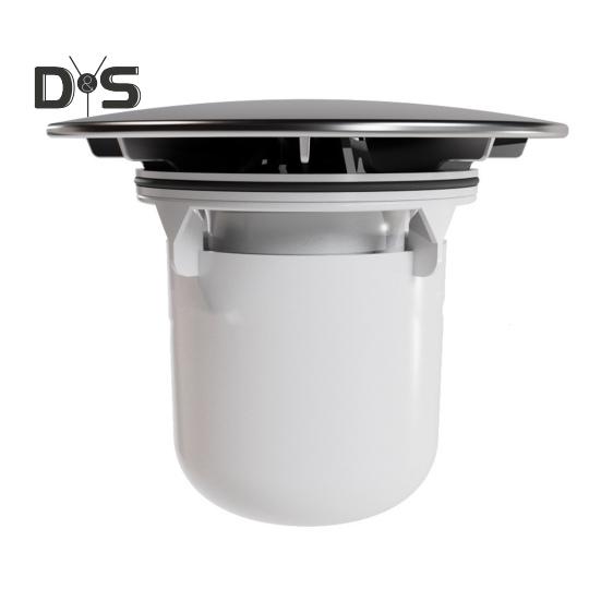 Хромированная крышка сливного отверстия для душа Простая установка погружного стакана Быстрый слив Сменная крышка сифона британского стандарта