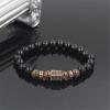 Men Bracelet Vintage Exquisite Fake Crystal Bead Bracelet Jewelry Accessories Daily Wear