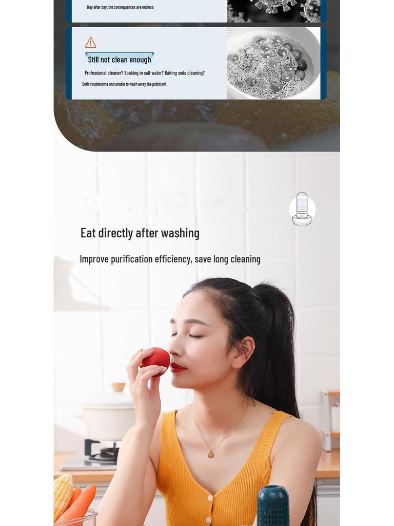 Cross-border Fruit and Vegetable Purification and Washing Machine