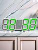 Настольный будильник 3 уровня яркости Цветные светодиодные цифровые 3D часы с функцией даты, времени и температуры