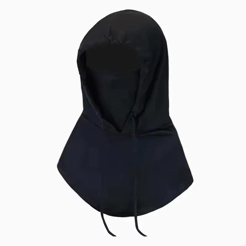 Women Summer Ice Silk UV Protection Face Cover Neck Guard Integrated Sun Hat Breathable Sunscreen Mask for Driving Cycling