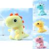 Adorable Mini Plush Dinosaur Keychain Cute Stuffed Animal Bag Charm For Gifts