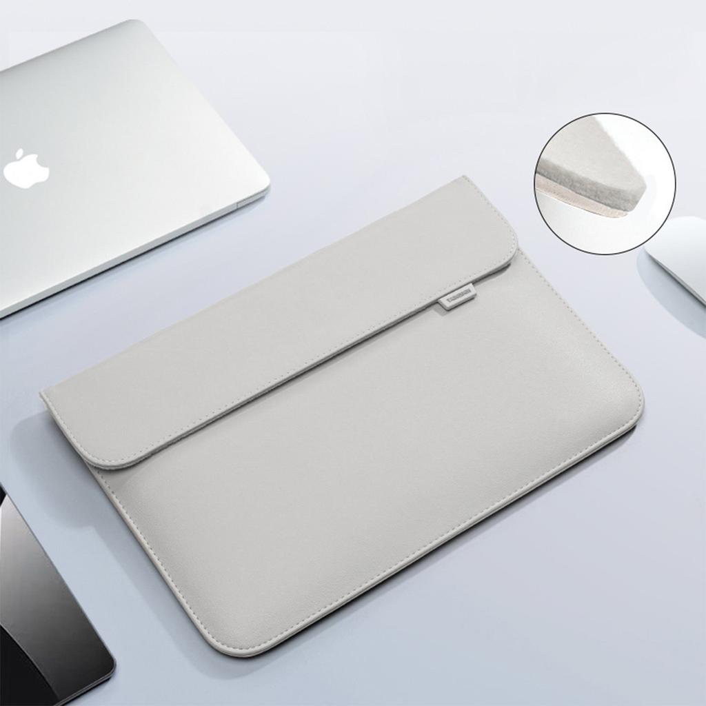 Pu Leather Laptop Bag Sleeve Bag Case For Macbook Air Pro 16 13 Notebook Cover For Xiaomi Huawei Dell HP ASUS 14 15.4 15.6 inch