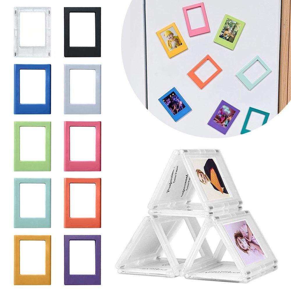 3 inches Instant Camera Photo Frame Magnetic Refrigerator Sticker for Home Decoration