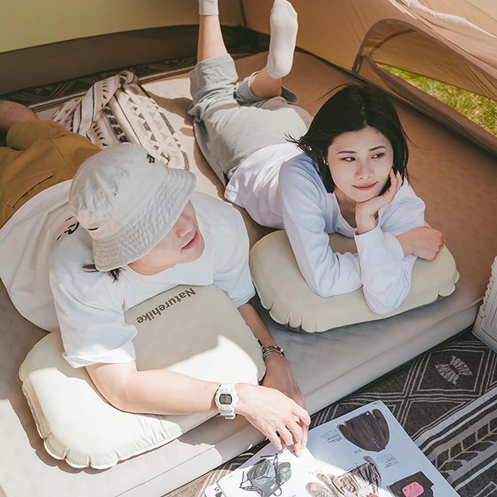 Naturehike Подушка из губчатого надувного материала для кемпинга и сна на открытом воздухе. Подушка для путешествий на воздушной подушке, идеально подходящая для сна. В комплекте только простыни, легкие,