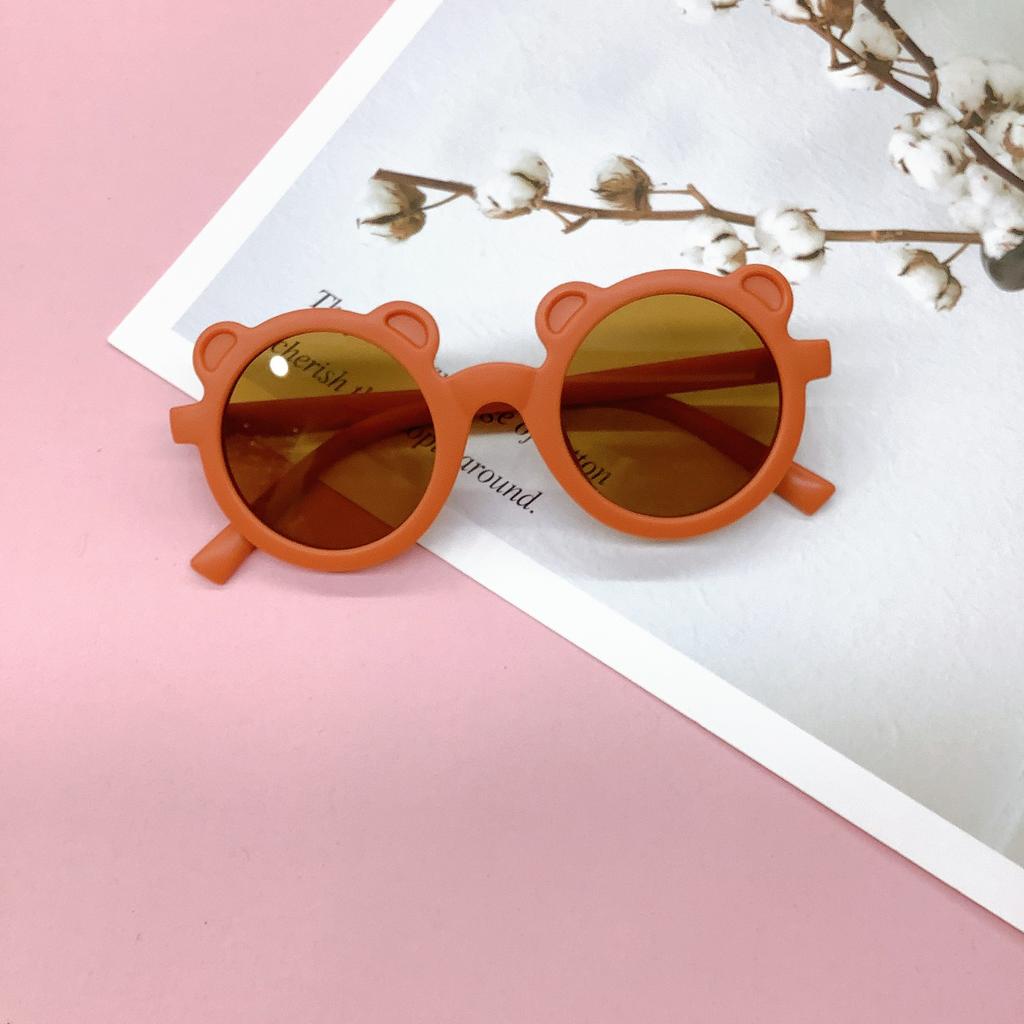 Солнцезащитные очки Vintage Bear Matte Wind, Cute Boy, Girl, Child, UV Protective, Детские солнцезащитные очки