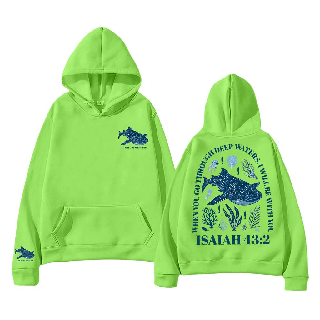 Unisex Lightweight Long-Sleeved Pullover Hoodie With Pockets And Print