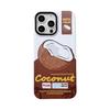 3D Магнитная подставка и защитный чехол в виде кокоса для iPhone 17/16/15/14 Pro/Max