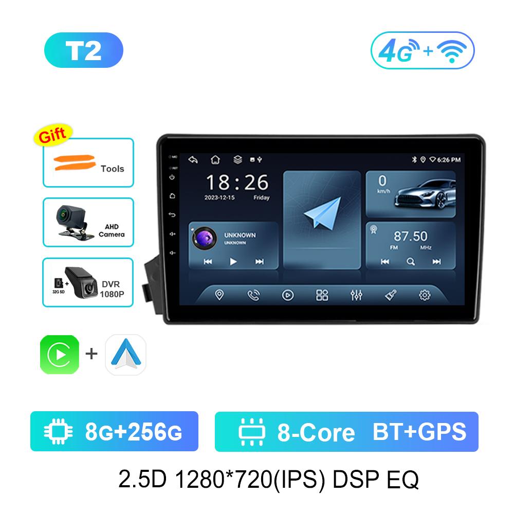 Carplay Автомобильный Радио Мультимедийный Плеер WiFi для SsangYong Actyon C100 2005 - 2011 GPS Navi 4G HD Экран Android Система Головное Устройство