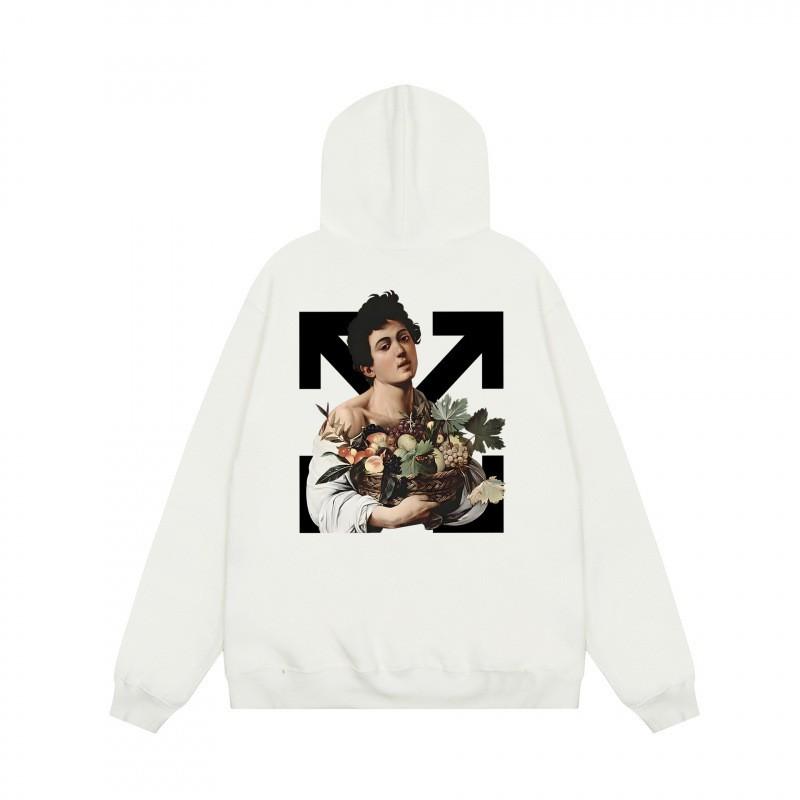Unisex Oversized Hooded Sweatshirt With Arrow Print Casual Long Sleeve Pullover Teens Adults
