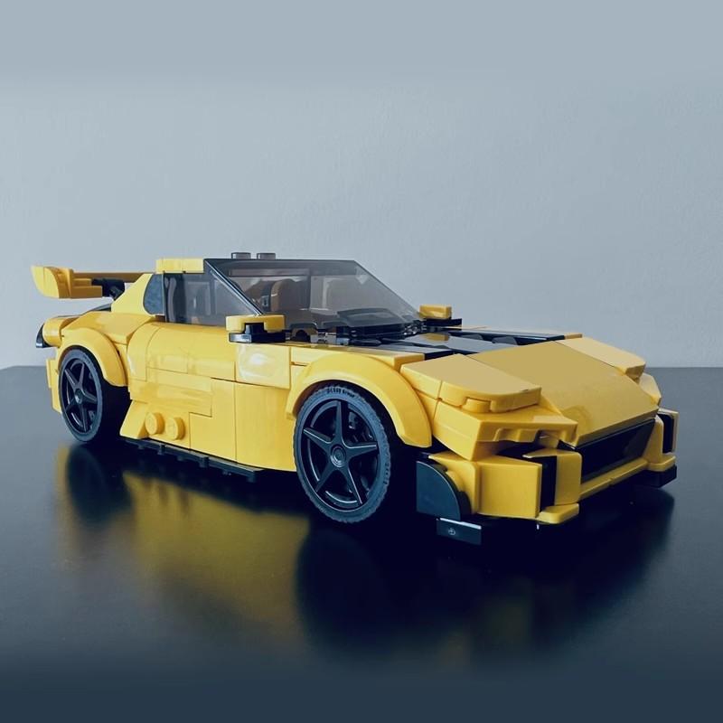 M-87429 Building Block Compatible With Mazda Rx-7 Fd3S Creative Car Model Creative Building Block