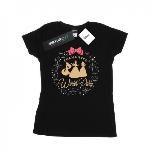 Disney Womens/Ladies Princess Enchanted Winter Party Cotton T-Shirt