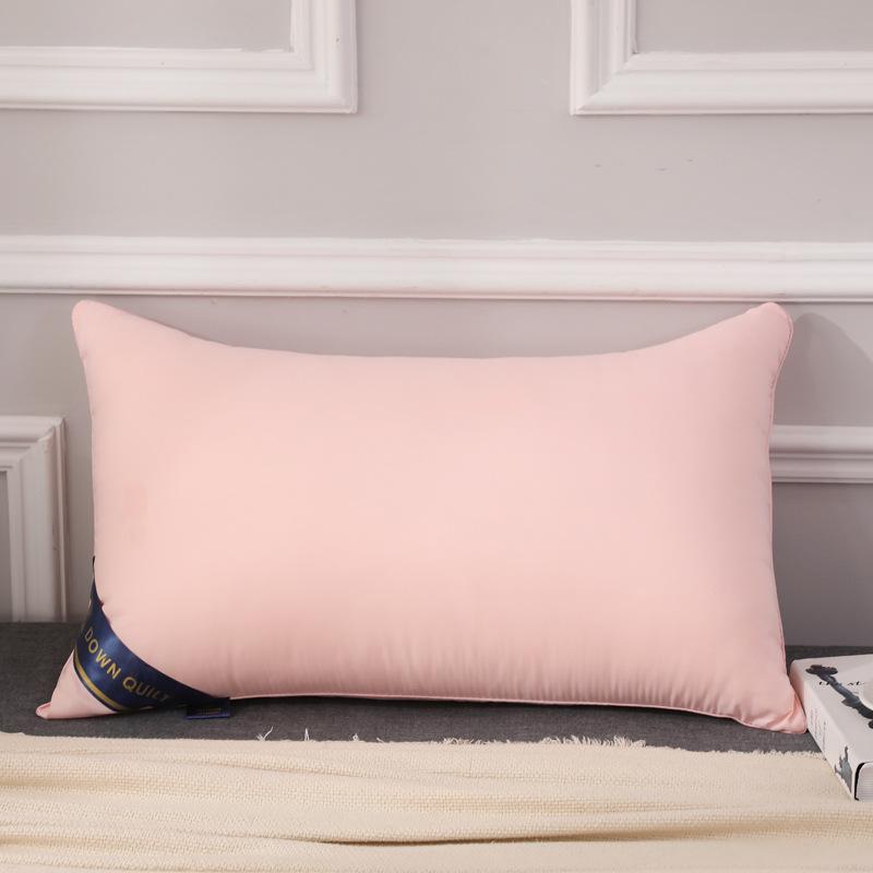 100% хлопок Hilton однотонные производители домашних подушек Прямая подушка 5-звездочная подушка для отеля Вакуумная компрессионная упаковка