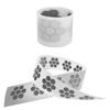 Honeycomb Silver Reflective Tapes Iron-On Transfers For Clothing Vinyl Film Transfer Parches Ropa Heat Press Appliqued Diy Patch