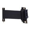 Кабель-райзер PCIE 4.0 X1 90 градусов Папа-Мама Полная скорость Без потерь Гибкий Кабель-удлинитель для видеокарты GPU Gen 4