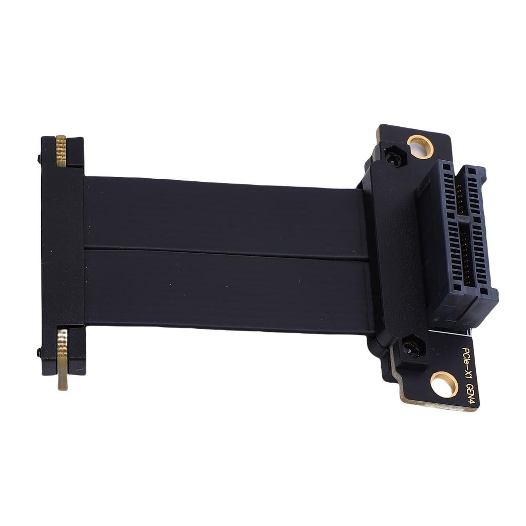 Кабель-райзер PCIE 4.0 X1 90 градусов Папа-Мама Полная скорость Без потерь Гибкий Кабель-удлинитель для видеокарты GPU Gen 4