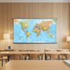 Карта мира на английском языке, многоразмерная, декоративная подвесная картина, карта, декор для путешествий, для образования, школы, инструментов для путешествий