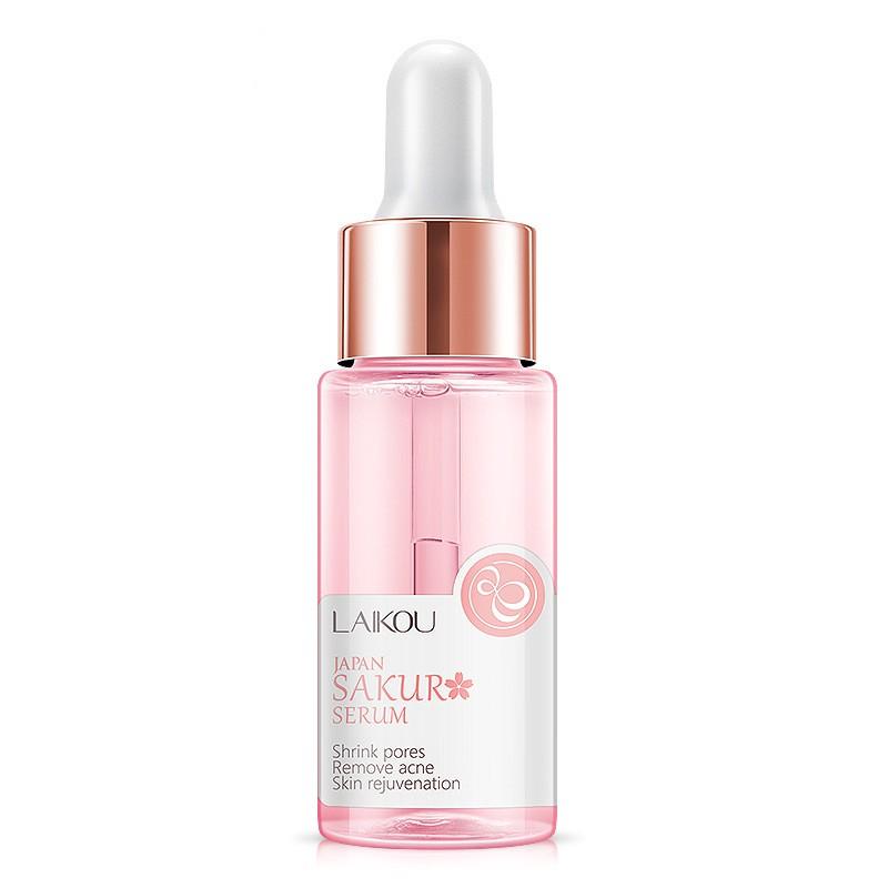 LAIKOU Sakura Serum Shrink Pores Remove Acne Skin Rejuvenation Essence