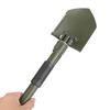 Лопата для кемпинга и пешего туризма, многофункциональная складная лопата для выживания (Армейский Зеленый)