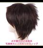 CaseEden Cosplay Wig Premium Cool Short Hair Dark Brown 6048
