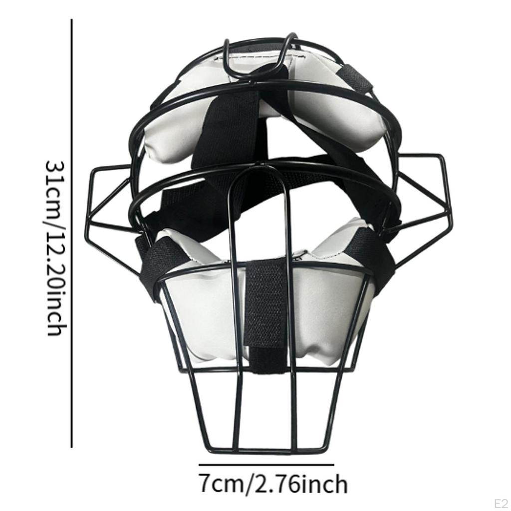 Softball Face Mask Sturdy Batting Helmet Facemask for Game Match Competition