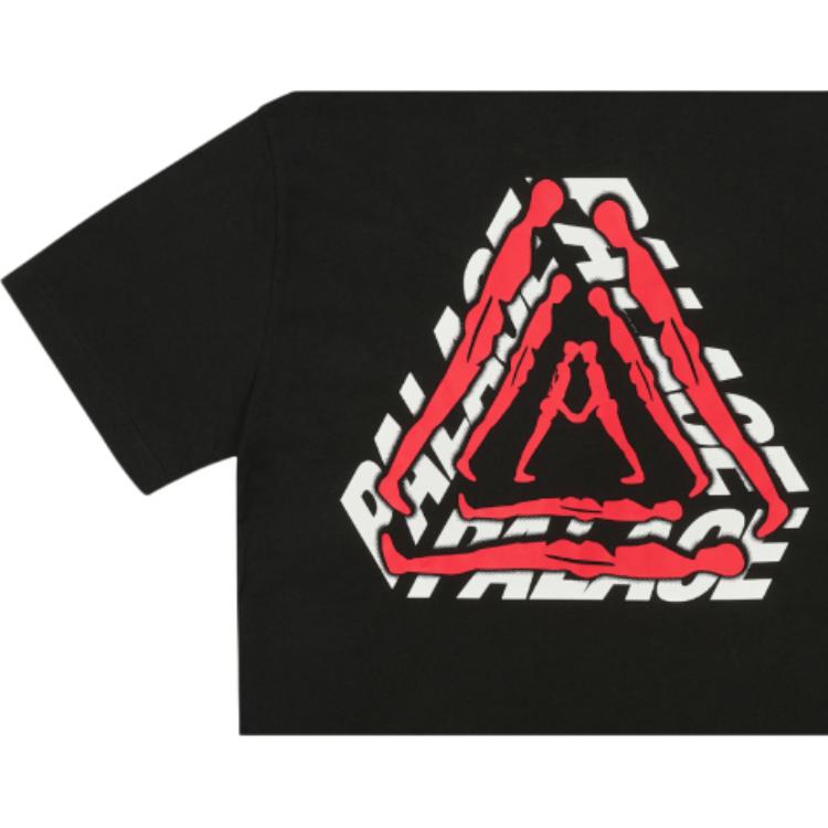 Palace Футболка P3 Lean, черная, унисекс, топы P28TS036