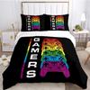 Gamer Game Controller Duvet Cover Comforter Bedding sets Soft Quilt Cover and Pillowcases for Teens Boy Single/Double/Queen/King