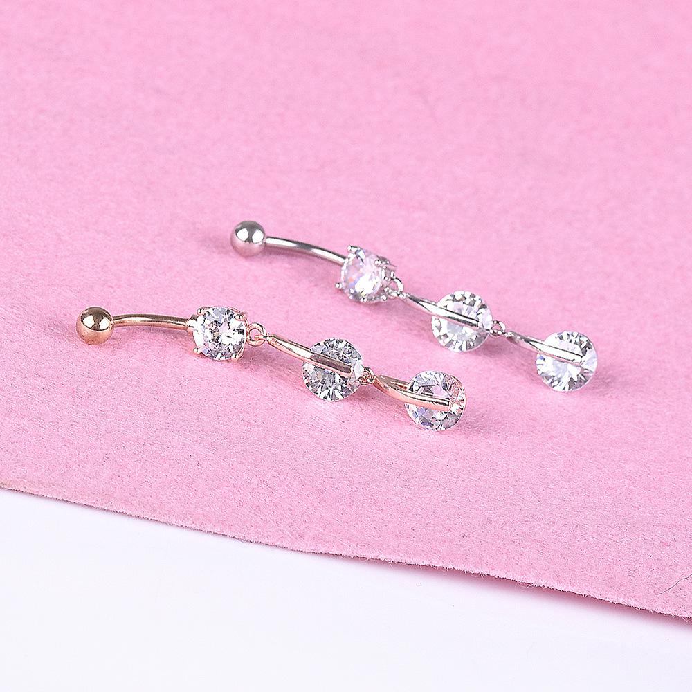 Летняя новинка, изысканная вермикулитовая вермикулитовая вермикула Aaa, популярная подвеска из нержавеющей стали, пупок, живот, пупок, ногти