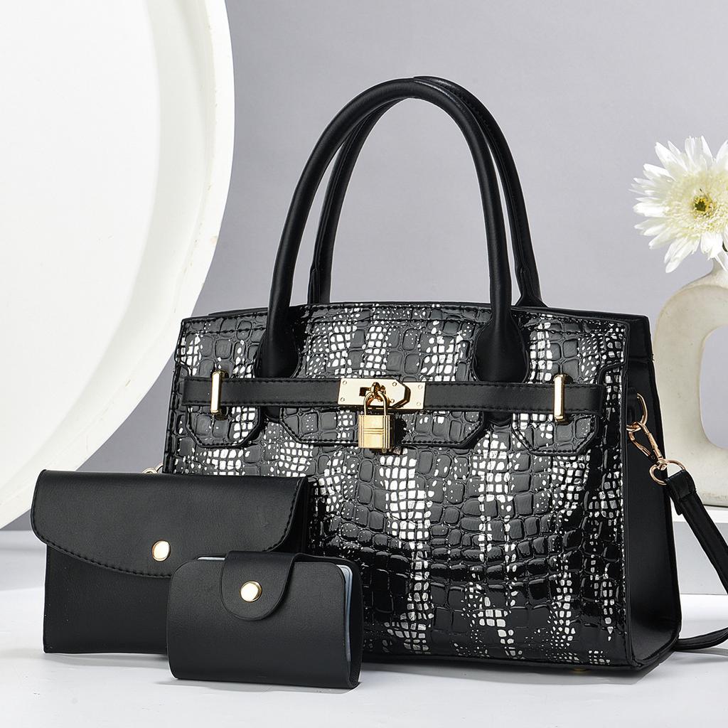 Женская сумка Классическая сумочка Узор крокодила сумка мать и дитя Сумка мессенджер на одно плечо Замок