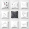 Arabic Style Black and White Print Home Pillowcase Square Portrait Cushion Pillowcase Cushion Sofa Cushion Cover