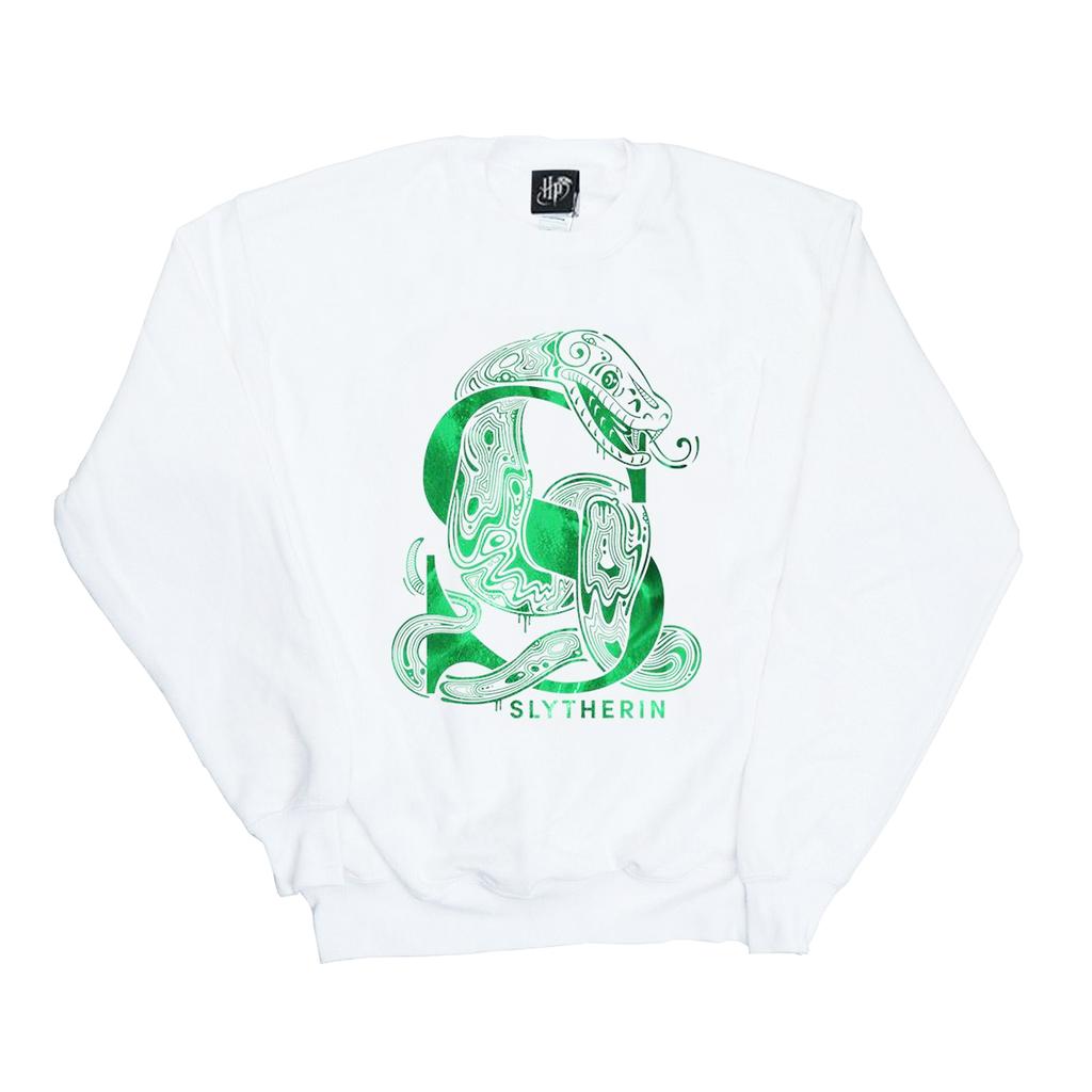 Harry Potter Womens/Ladies Slytherin Snake Sweatshirt