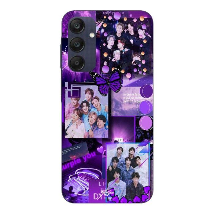 Coque Pour Samsung galaxy A25 BTS concept violet Maniacase