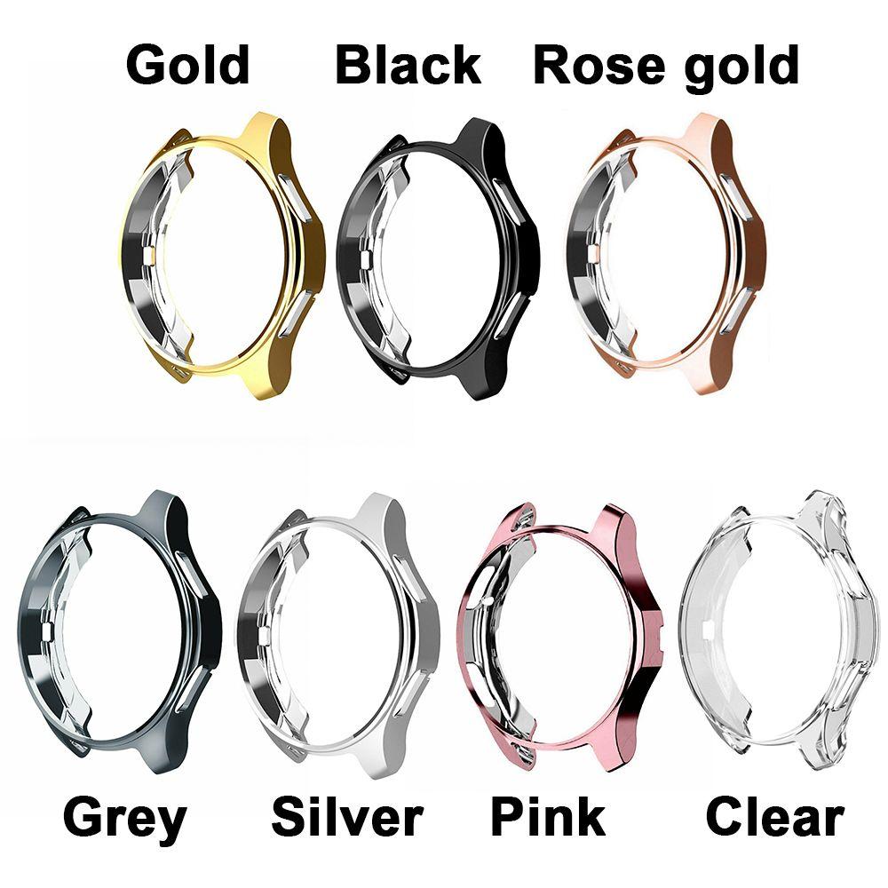 Anti Scratch Shockproof Electroplated Silicone Shell Holder Skin TPU Watch Case Protective Cover