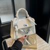 Новый высококачественный шелковый шарф контрастного цвета, портативная женская сумка через плечо, модная