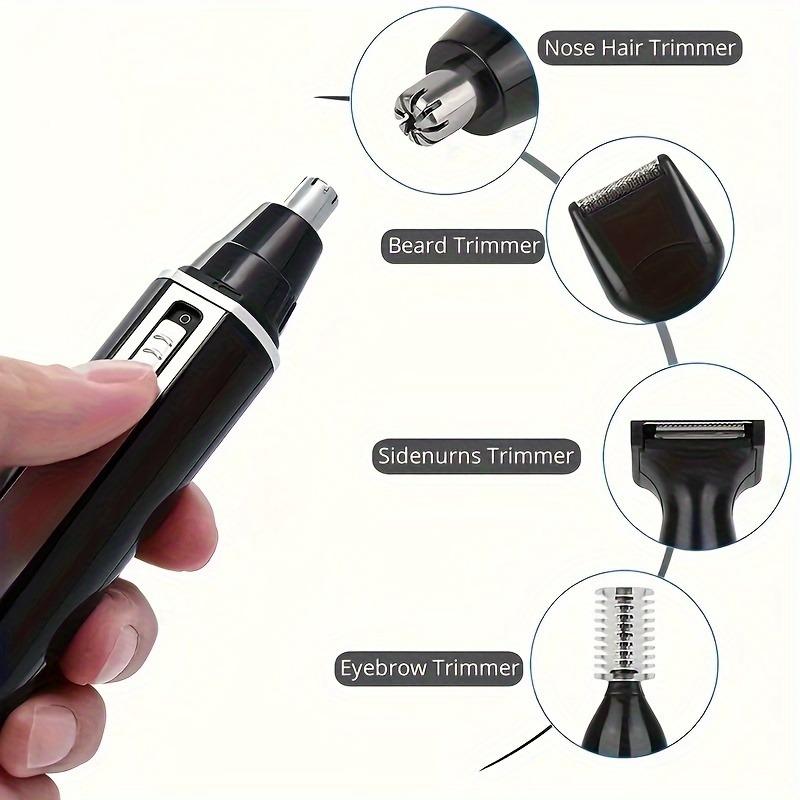 Профессиональный набор для стрижки мужских и женских волос - беспроводной триммер для ушей, носа и бровей с перезаряжаемым никелевым аккумулятором емкостью 400 мАч, зарядка через USB
