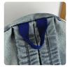 2025 Gradient Wash Star Design Retro Denim Backpack for Students